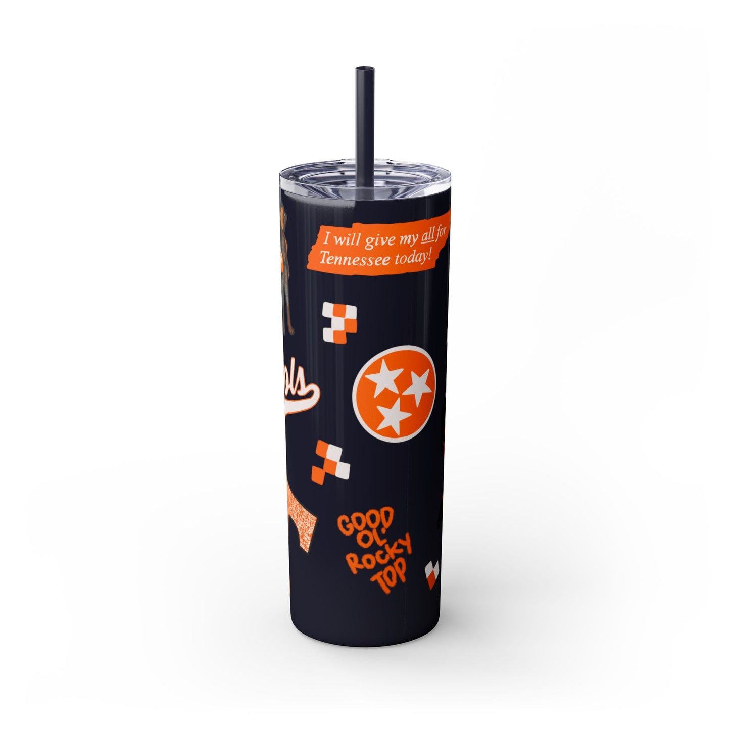 Tennessee Spirit Tumbler, 20oz | School Pride Cup for Gameday & Tailgating | Ideal for Fans, Students & Alumni