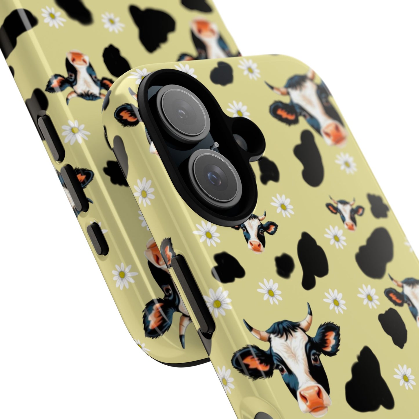 Cow Print Phone Case - Cute Protection for Animal Lovers, Gift for Farmhouse Decor, Cheerful Cow Design