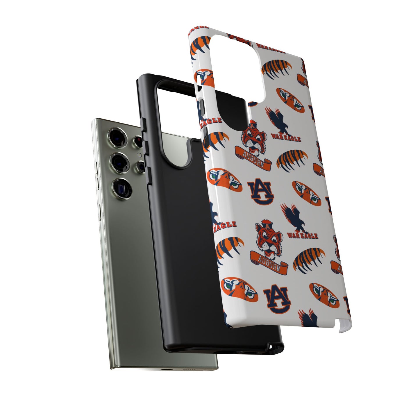 Auburn Fan Phone Case, Sports Team Accessory, Gift for Auburn Fans, Durable Cover, College Game Day
