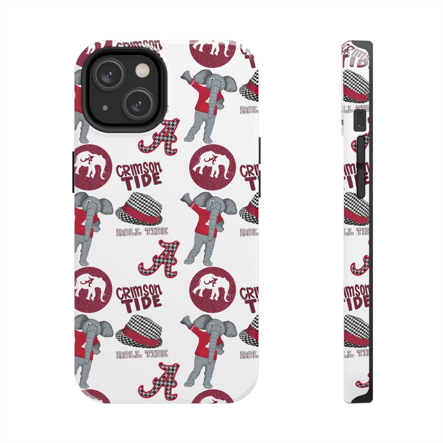 Alabama Crimson Tide Phone Case - Tough, Durable, Elephant Design, Sports Fan Accessories, College Team Gift, Graduation Presents