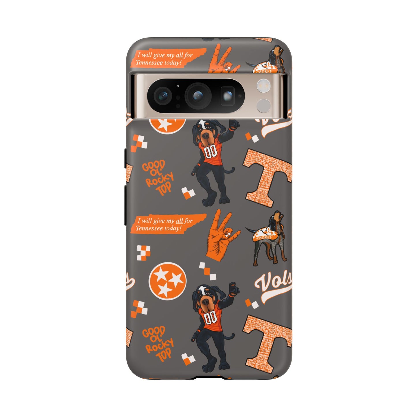 Tough Cases - Tennessee Fan Phone Case, Sports Team Accessory, Gift for Volunteers Fans, Durable Cover, College Game Day