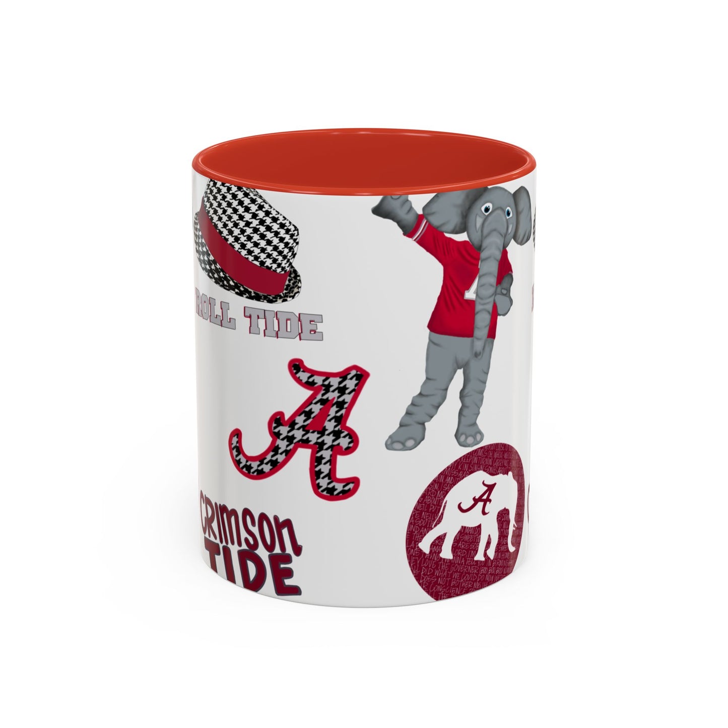 Crimson Tide Coffee Mug, Alabama Fan Cup, Roll Tide Mug, College Sports Gift, Game Day Drinkware