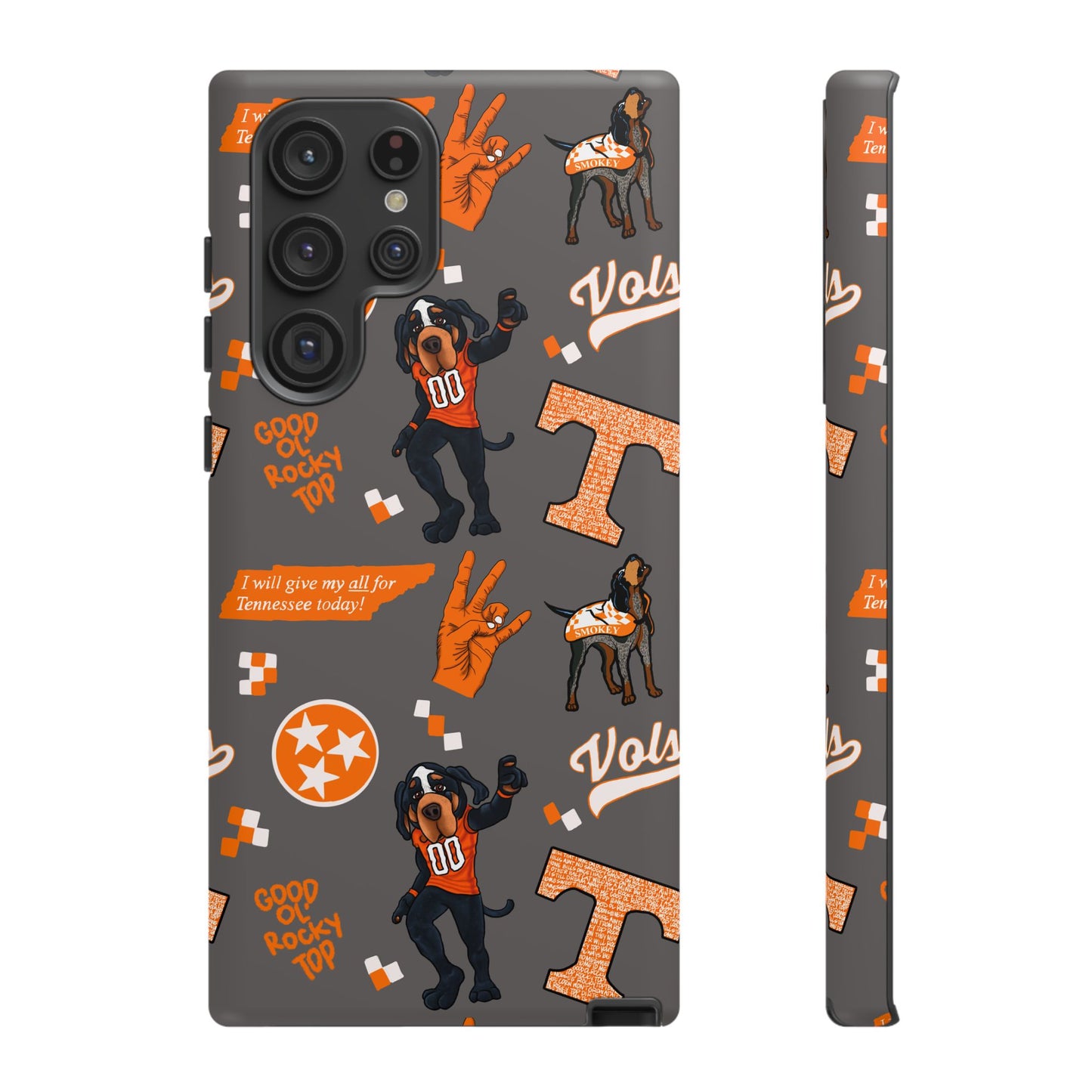 Tough Cases - Tennessee Fan Phone Case, Sports Team Accessory, Gift for Volunteers Fans, Durable Cover, College Game Day