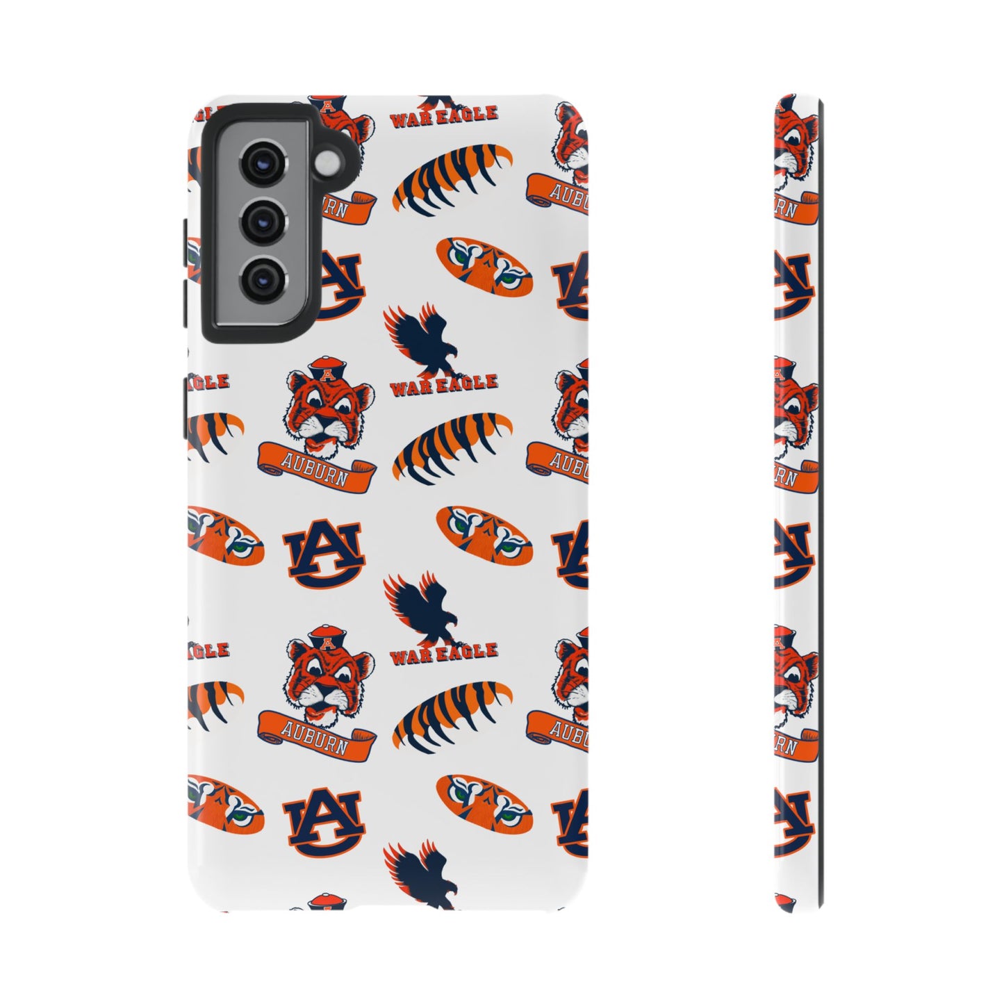 Auburn Fan Phone Case, Sports Team Accessory, Gift for Auburn Fans, Durable Cover, College Game Day