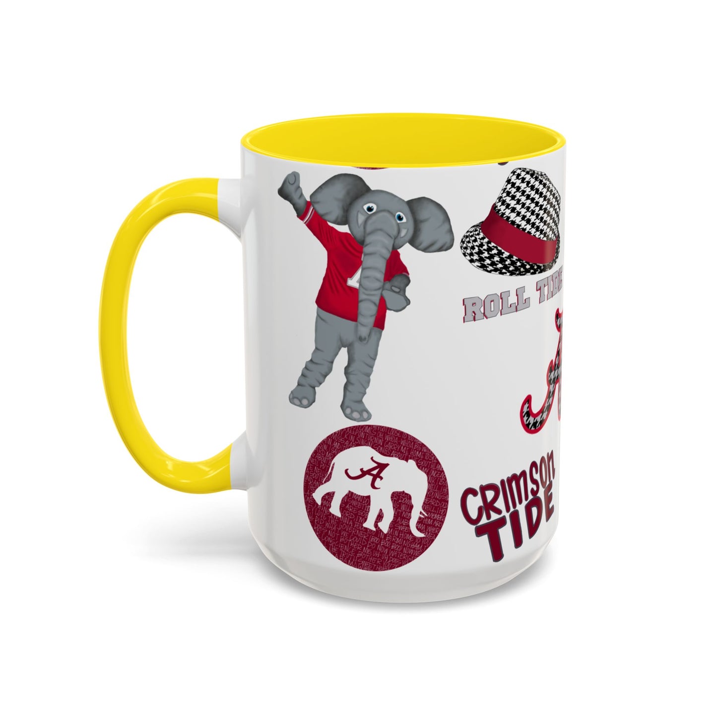 Crimson Tide Coffee Mug, Alabama Fan Cup, Roll Tide Mug, College Sports Gift, Game Day Drinkware