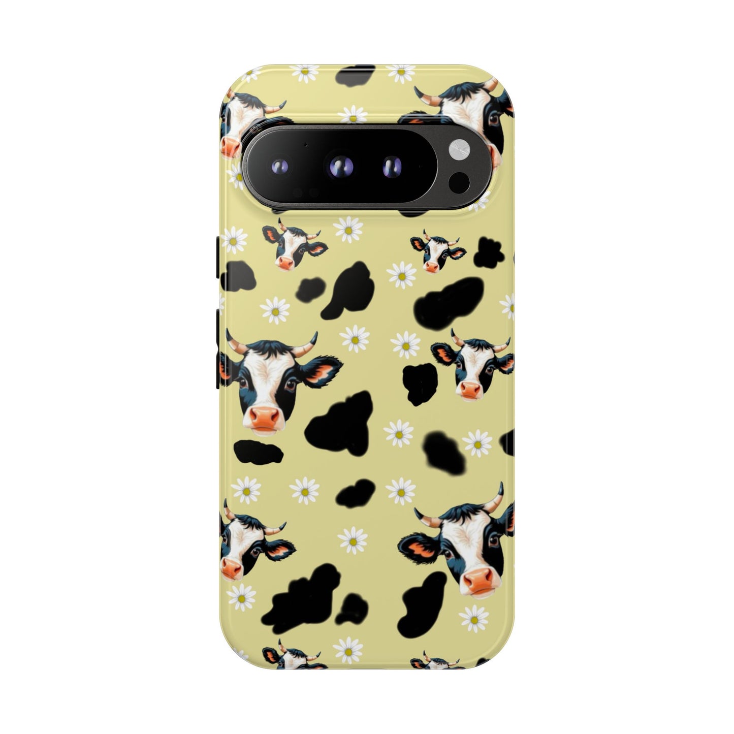 Cow Print Phone Case - Cute Protection for Animal Lovers, Gift for Farmhouse Decor, Cheerful Cow Design