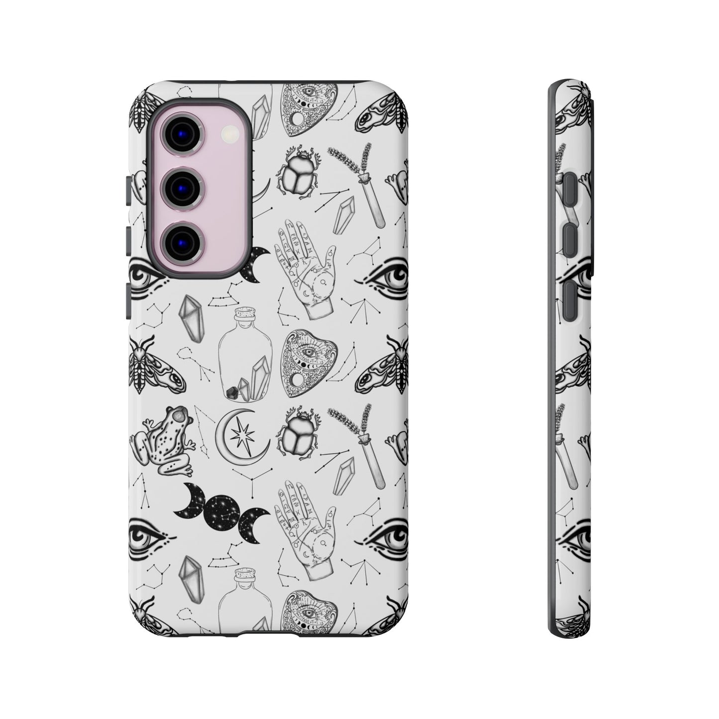 Mystical Phone Case | Boho Aesthetic Cover, Witchy Gift, Crystal Art Protection, Astrology Decor, Unique Cell Phone Skins