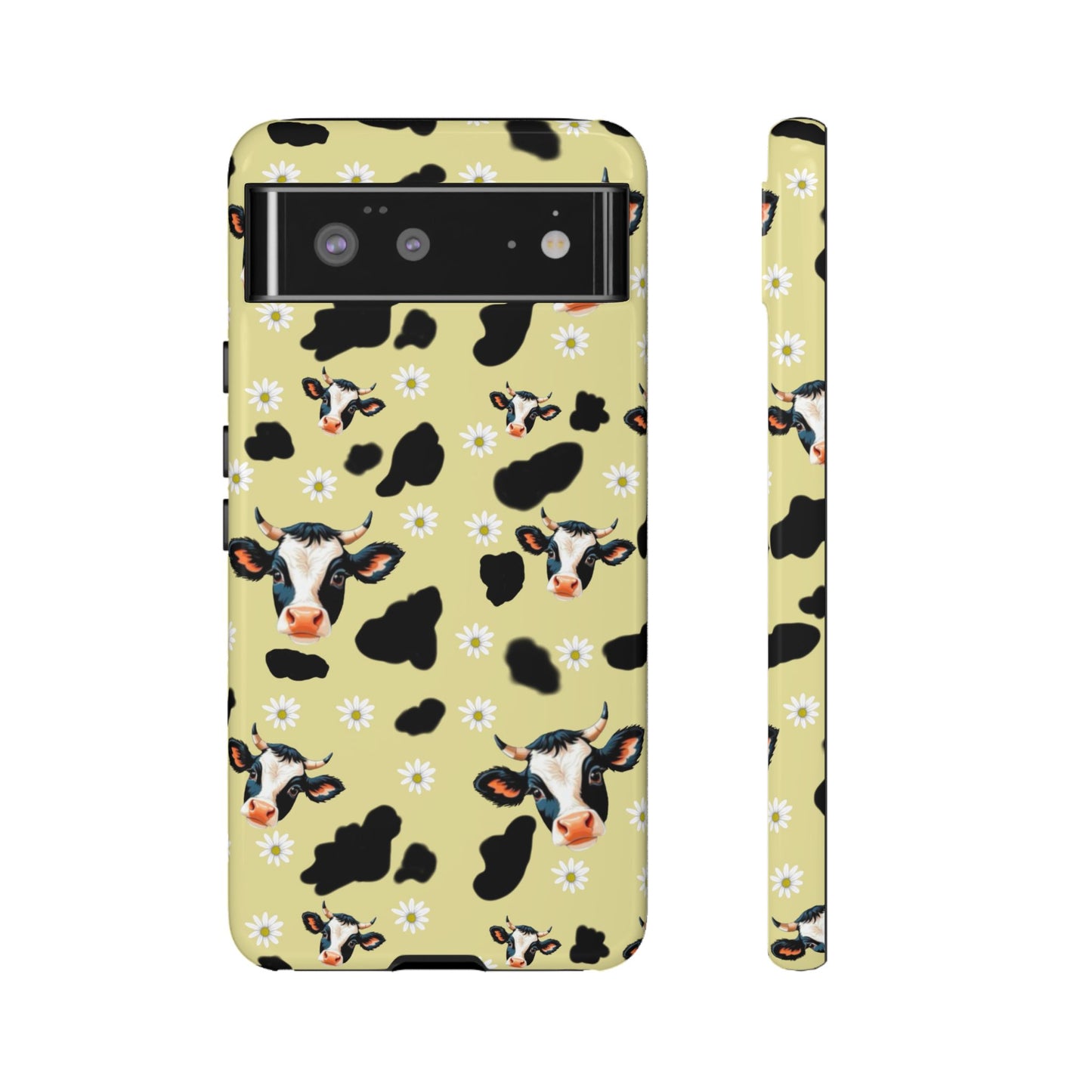Cow Print Phone Case - Cute Protection for Animal Lovers, Gift for Farmhouse Decor, Cheerful Cow Design
