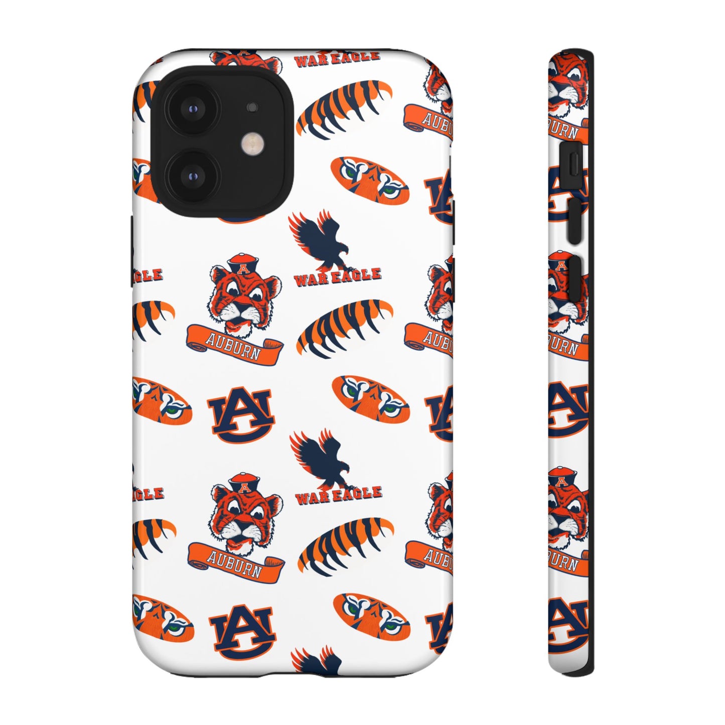 Auburn Fan Phone Case, Sports Team Accessory, Gift for Auburn Fans, Durable Cover, College Game Day