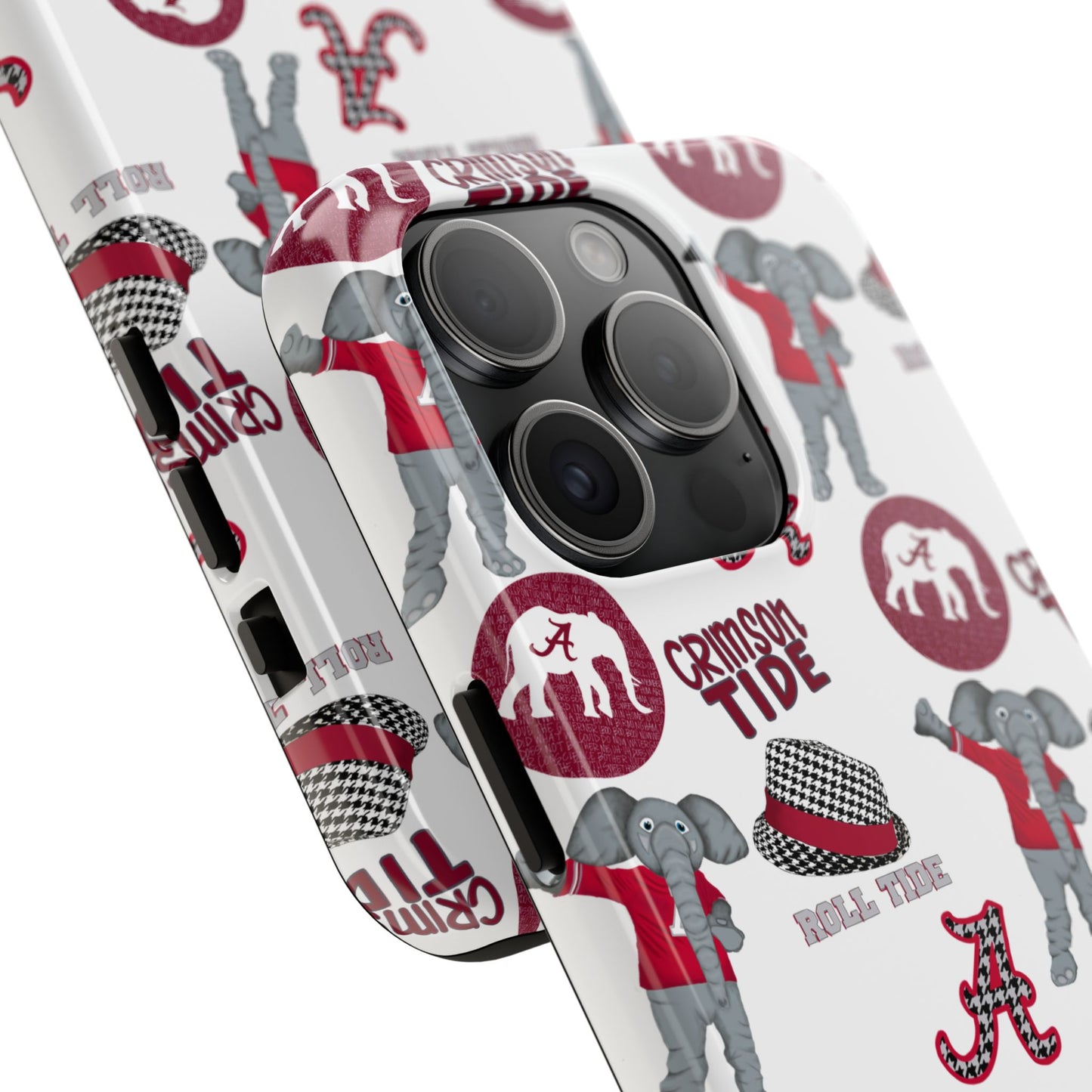 Alabama Crimson Tide Phone Case - Tough, Durable, Elephant Design, Sports Fan Accessories, College Team Gift, Graduation Presents