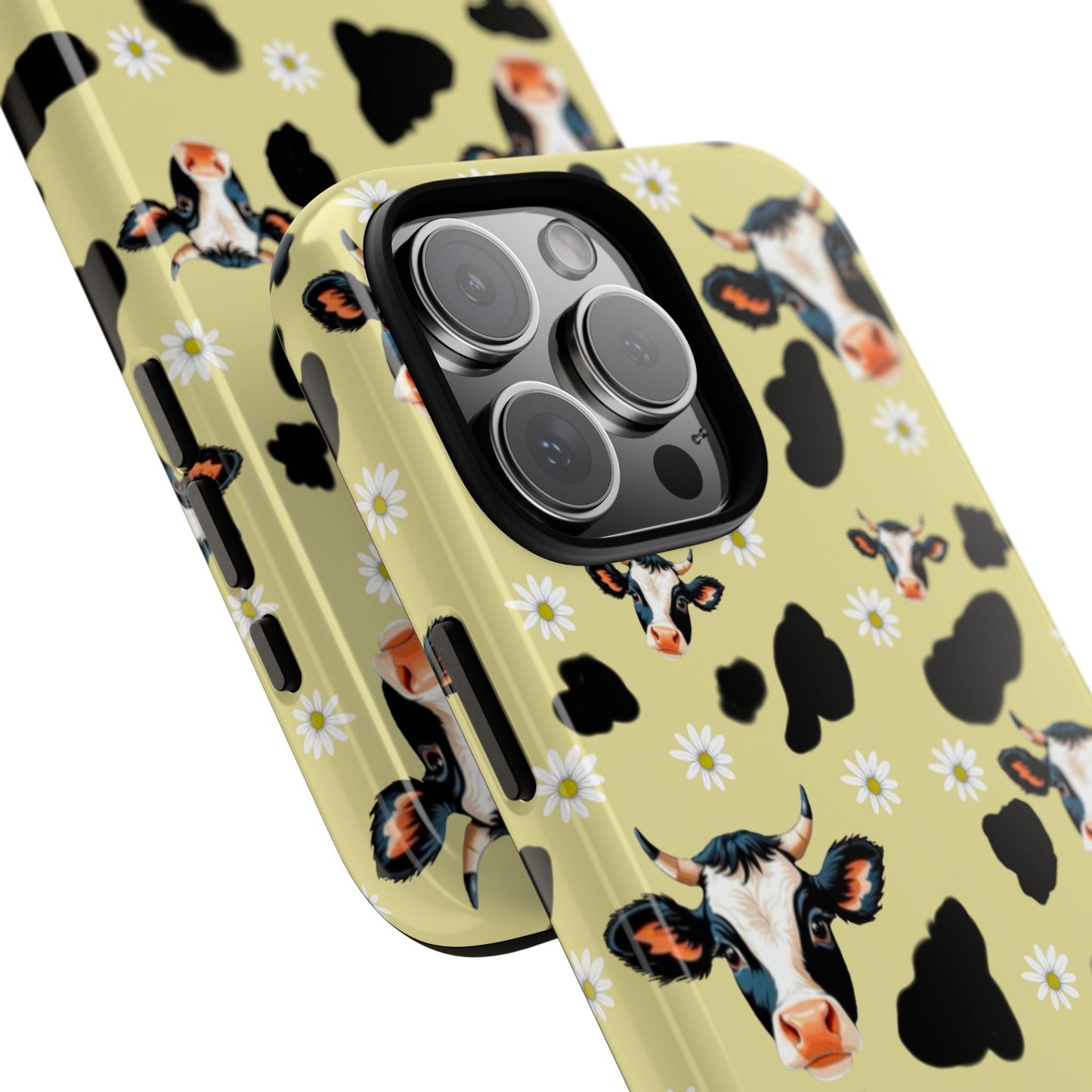 Cow Print Phone Case - Cute Protection for Animal Lovers, Gift for Farmhouse Decor, Cheerful Cow Design