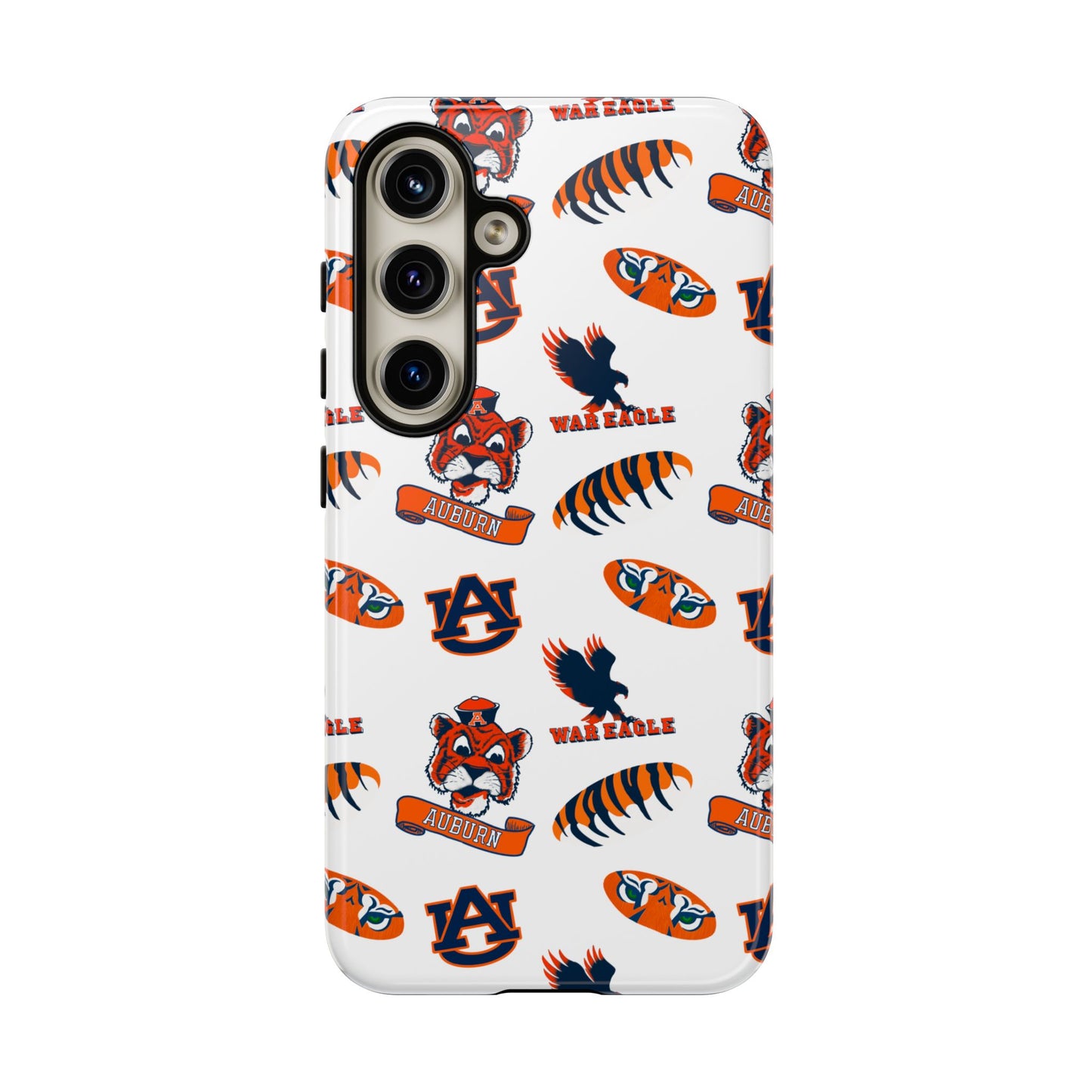 Auburn Fan Phone Case, Sports Team Accessory, Gift for Auburn Fans, Durable Cover, College Game Day