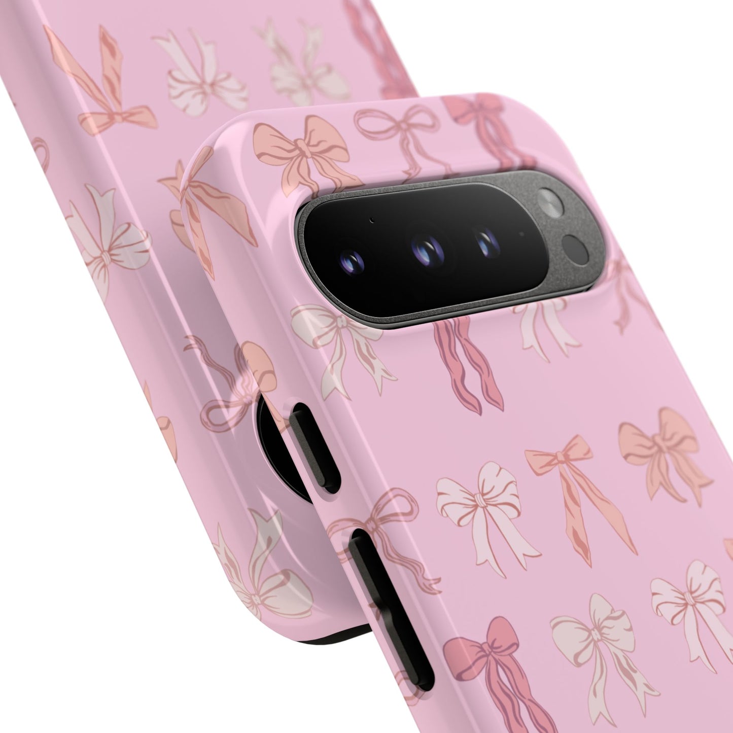 Cute Phone Case with Bow Design | Pink Aesthetic | Gifts for Her, Birthday Present, Trendy Phone Accessories, Fashionable Tech Cover