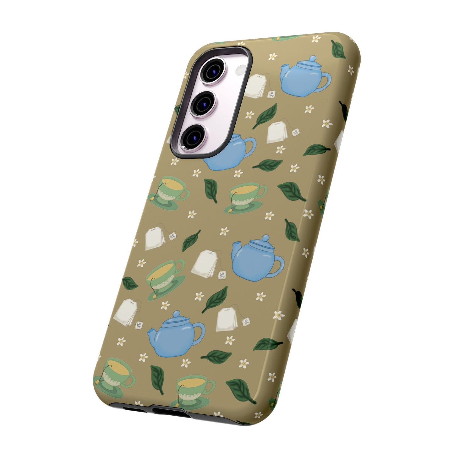 Charming Teacup Phone Case, Cute Phone Cover, Gift for Tea Lovers, Vintage Style Case, Birthday Present, Unique Accessory