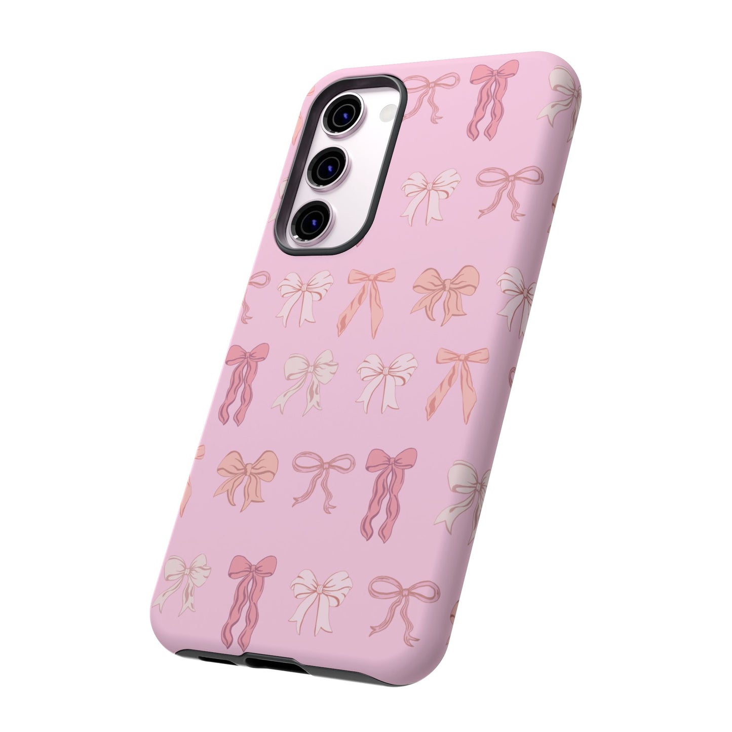 Cute Phone Case with Bow Design | Pink Aesthetic | Gifts for Her, Birthday Present, Trendy Phone Accessories, Fashionable Tech Cover