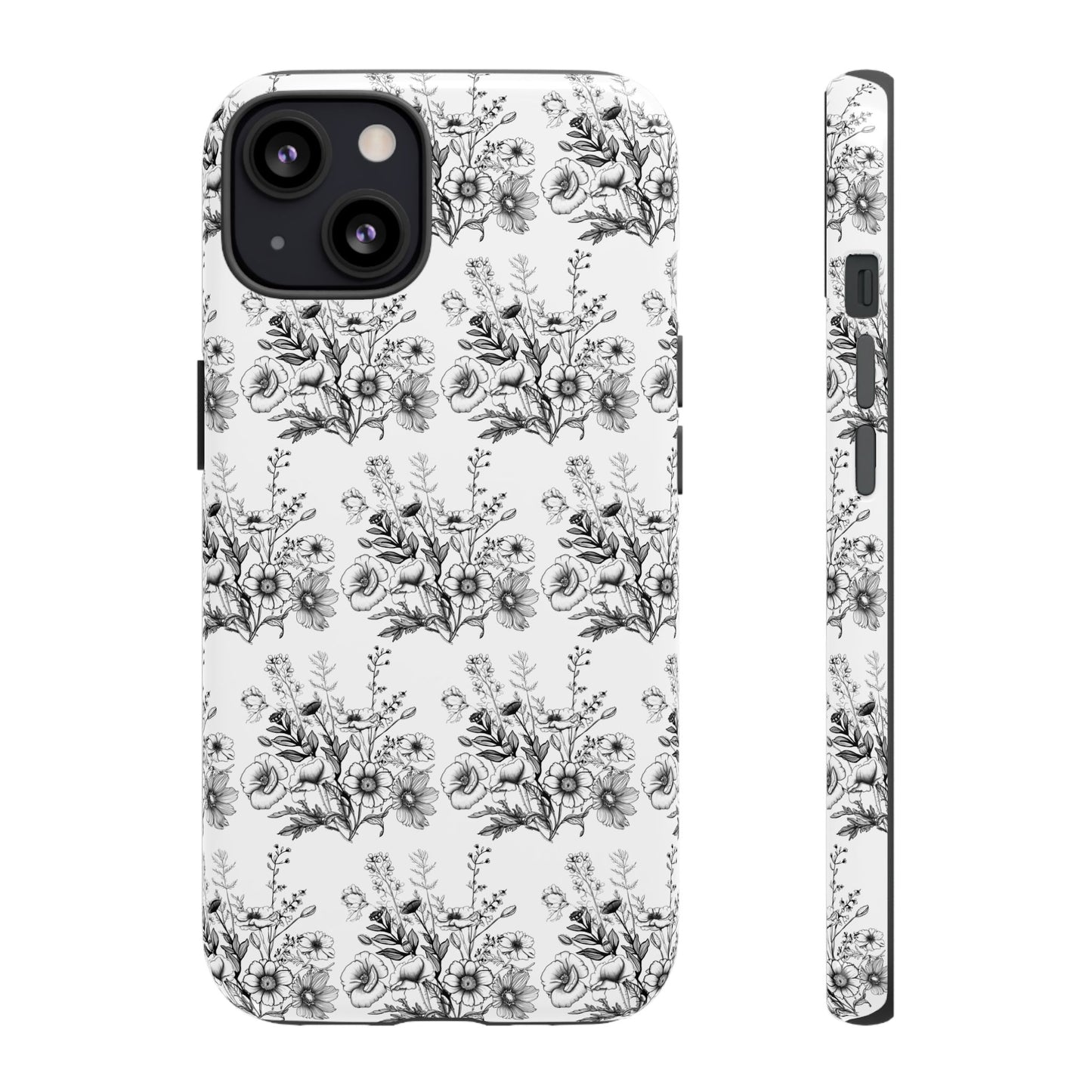 Floral Phone Case, Tough Cases with Elegant Black and White Design, Protective Cover for Fashion Lovers, Unique Gift for All [...]