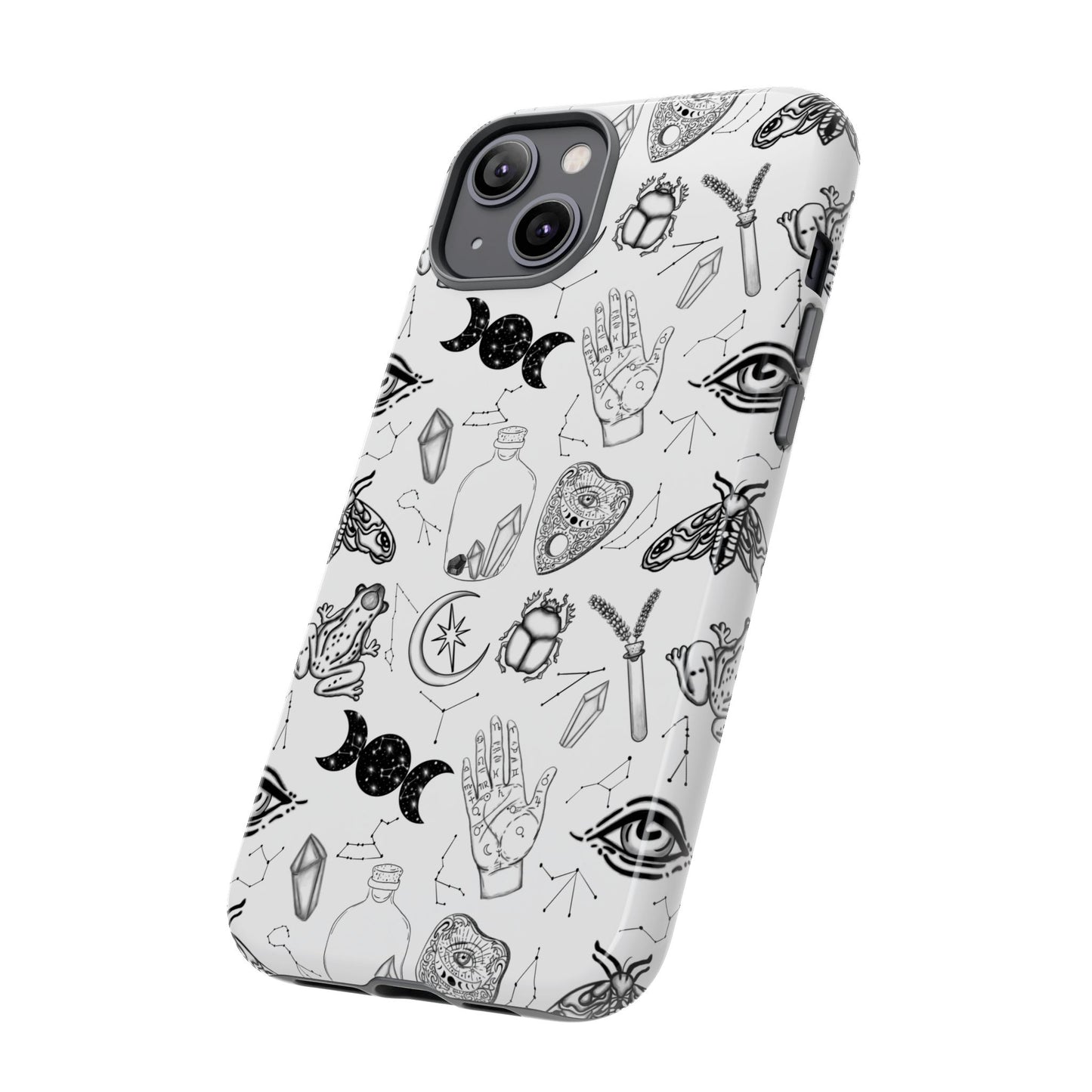 Mystical Phone Case | Boho Aesthetic Cover, Witchy Gift, Crystal Art Protection, Astrology Decor, Unique Cell Phone Skins