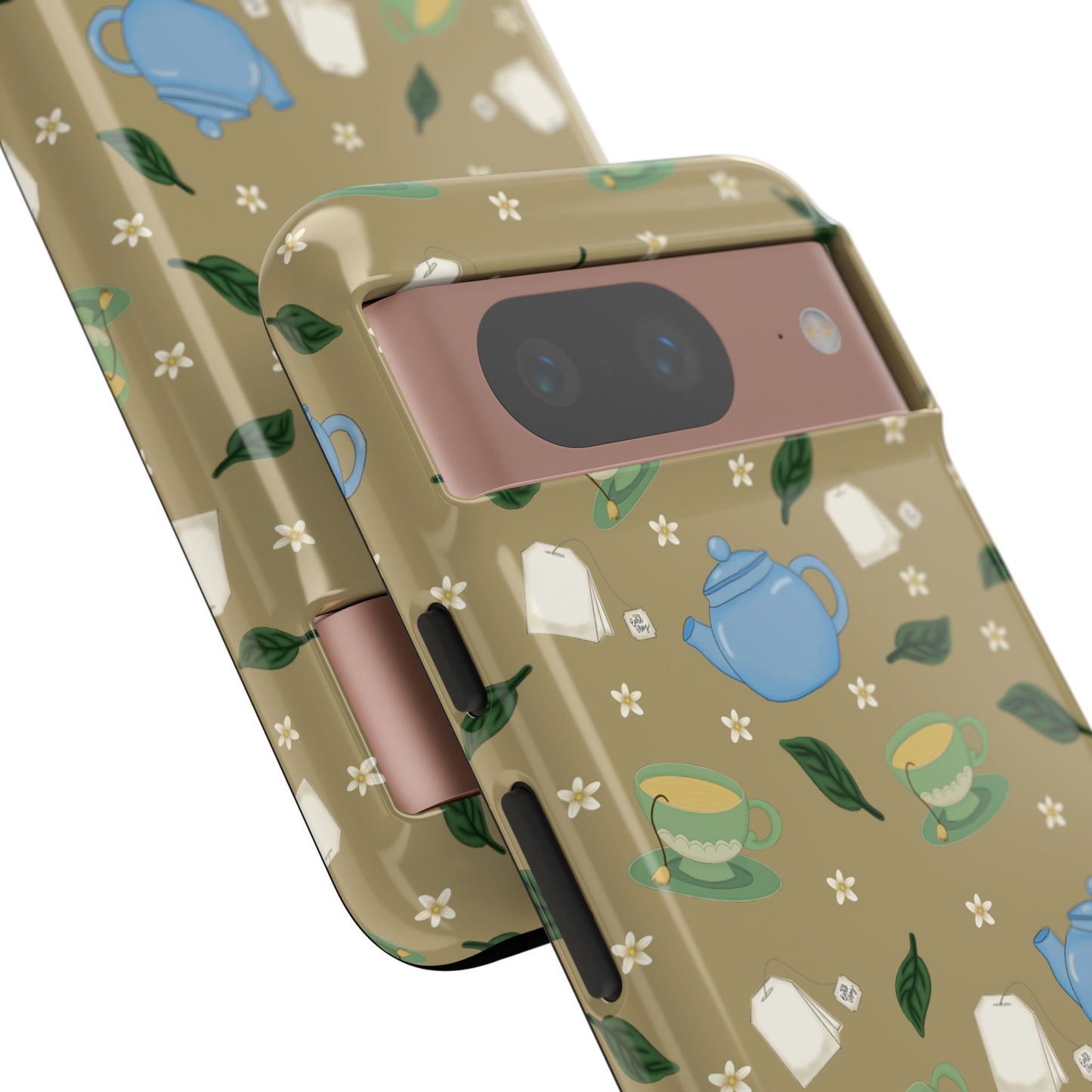 Charming Teacup Phone Case, Cute Phone Cover, Gift for Tea Lovers, Vintage Style Case, Birthday Present, Unique Accessory