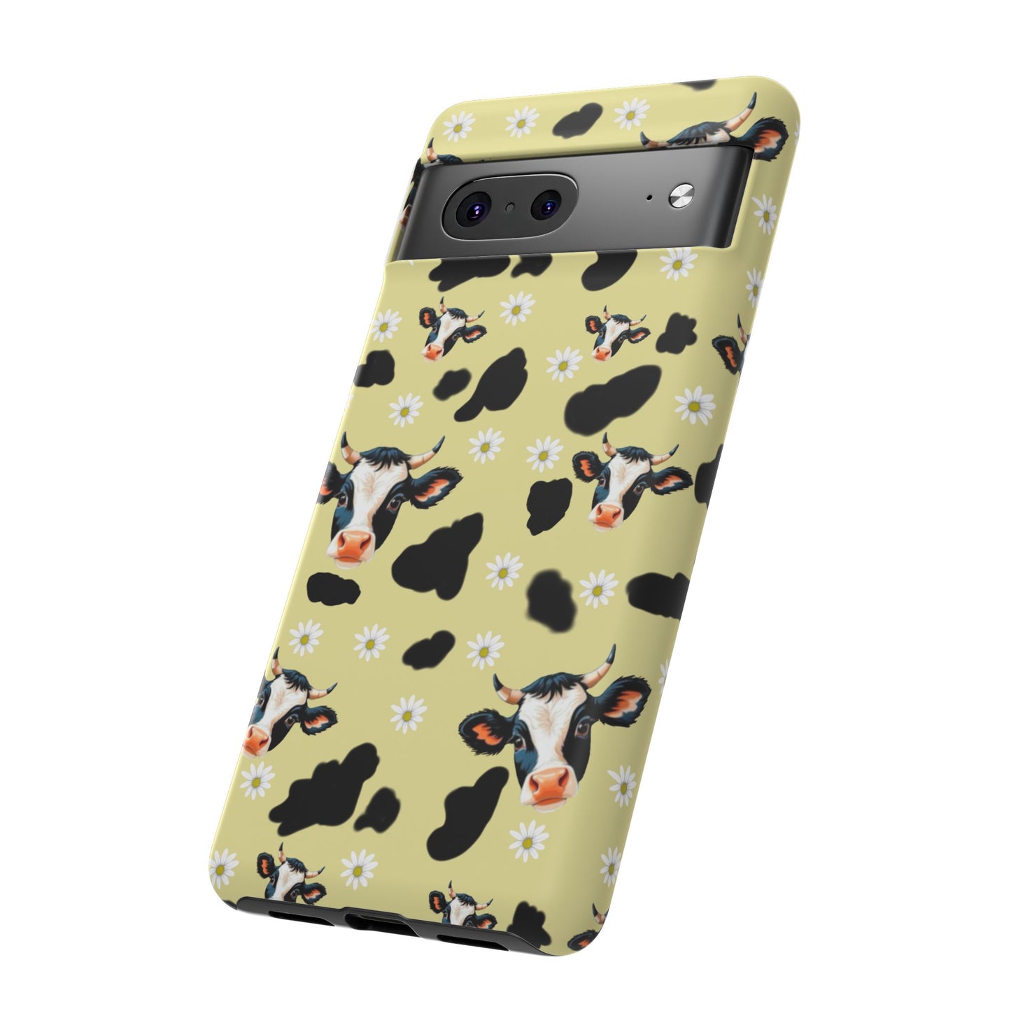 Cow Print Phone Case - Cute Protection for Animal Lovers, Gift for Farmhouse Decor, Cheerful Cow Design