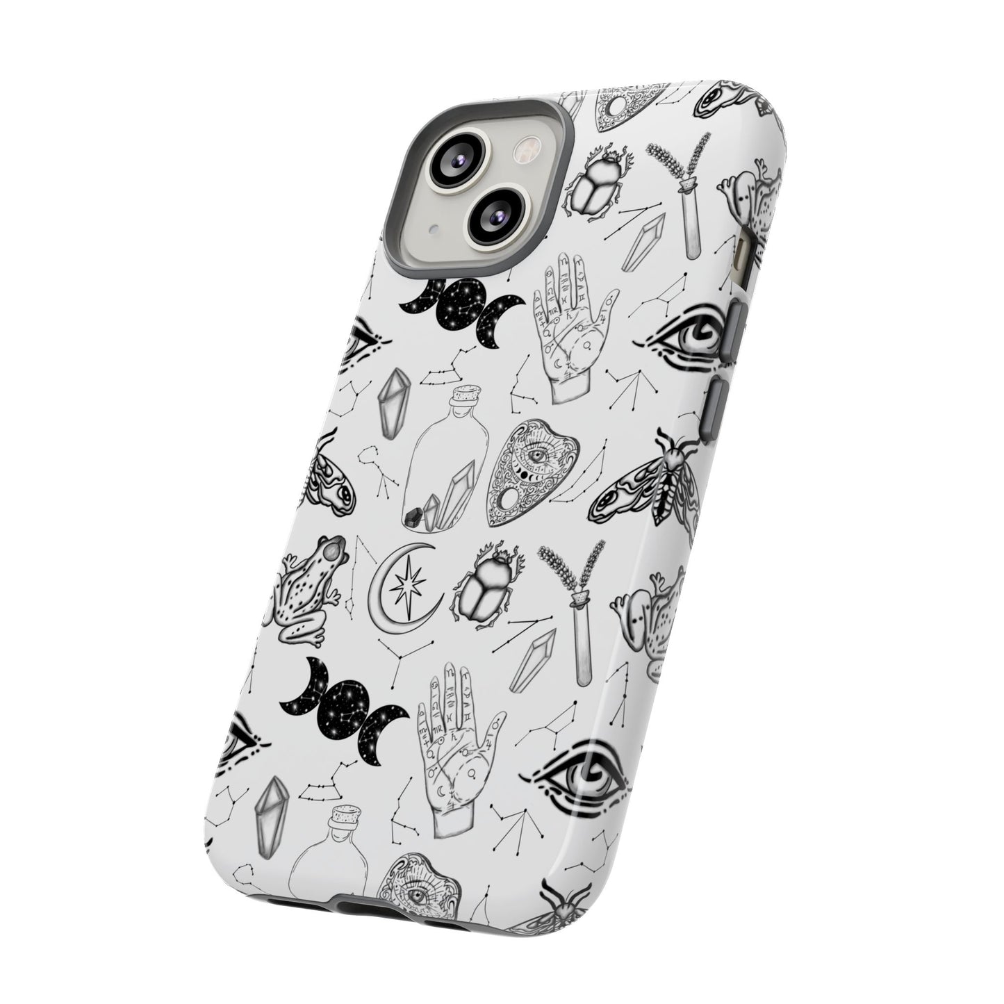 Mystical Phone Case | Boho Aesthetic Cover, Witchy Gift, Crystal Art Protection, Astrology Decor, Unique Cell Phone Skins