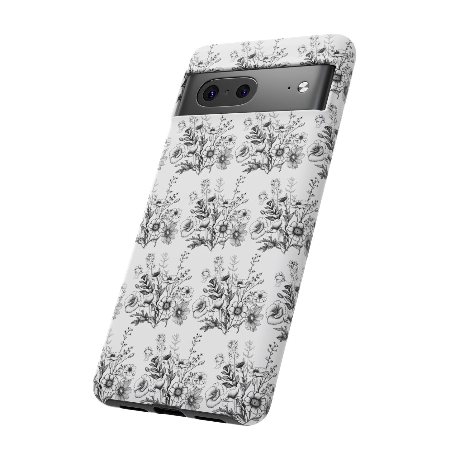 Floral Phone Case, Tough Cases with Elegant Black and White Design, Protective Cover for Fashion Lovers, Unique Gift for All [...]
