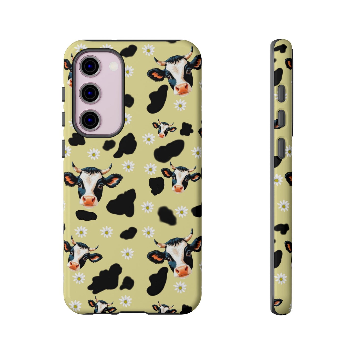 Cow Print Phone Case - Cute Protection for Animal Lovers, Gift for Farmhouse Decor, Cheerful Cow Design