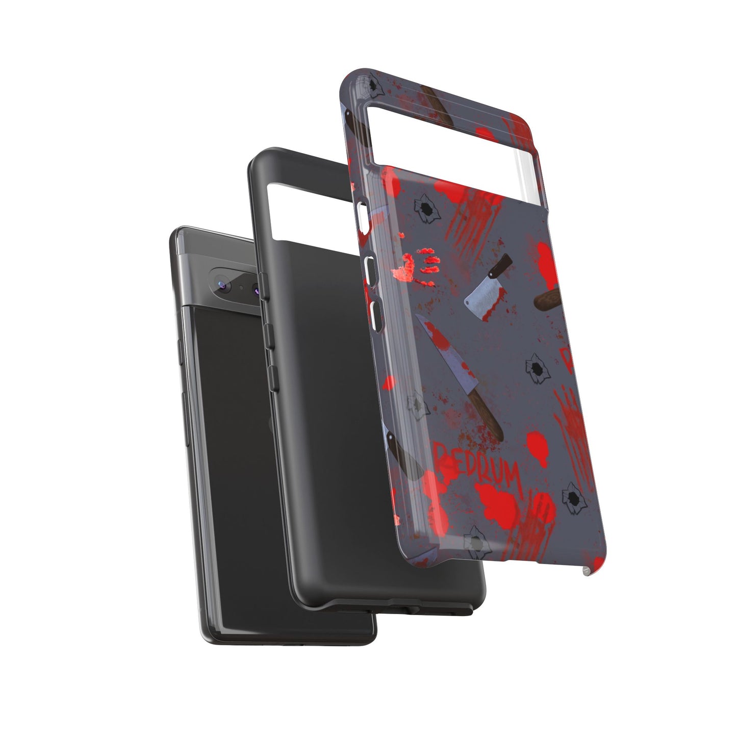 Blood Splatter Phone Case, Tough Case for Horror Fans, Halloween Accessory, Unique Gift for Gamers, Spooky Phone Cover