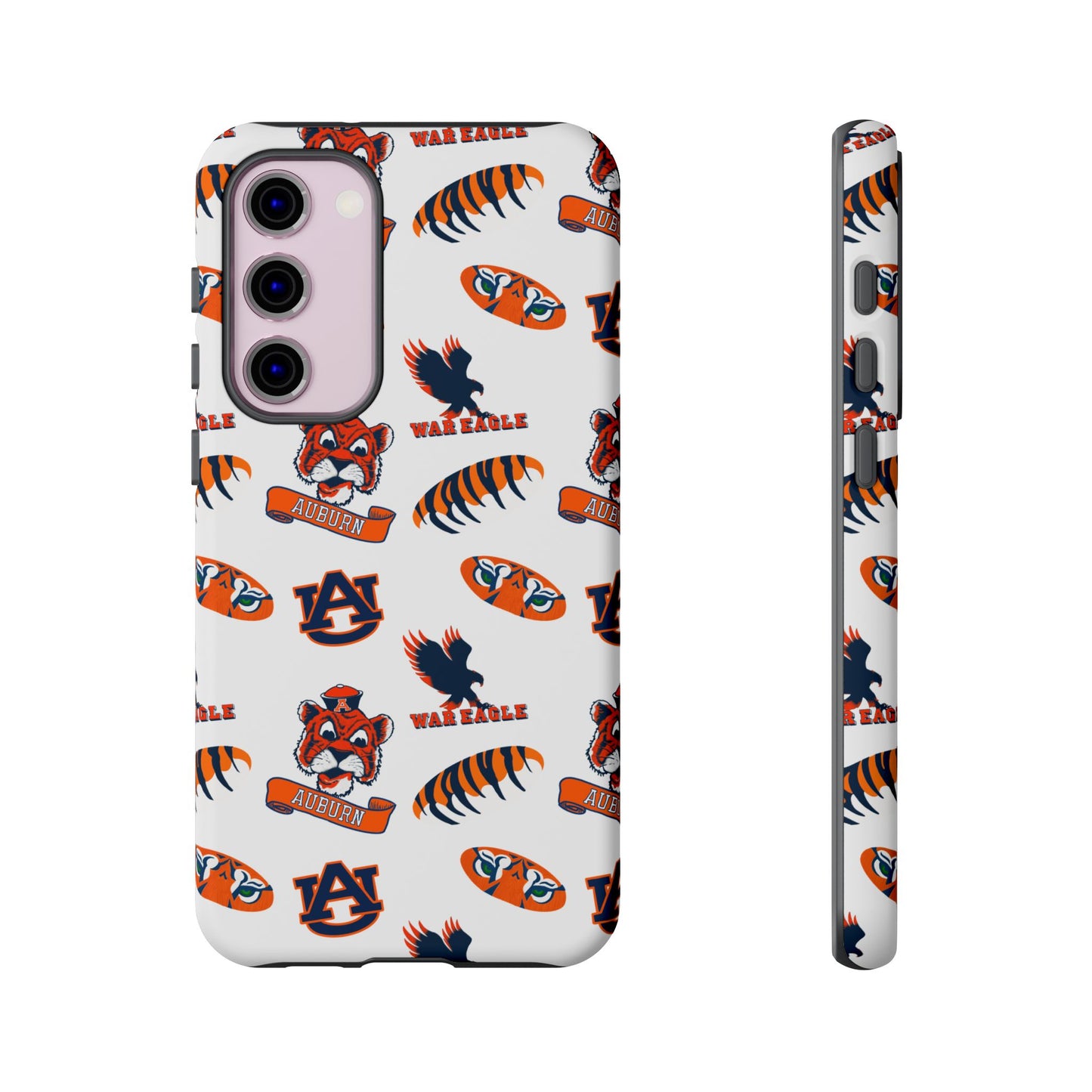 Auburn Fan Phone Case, Sports Team Accessory, Gift for Auburn Fans, Durable Cover, College Game Day