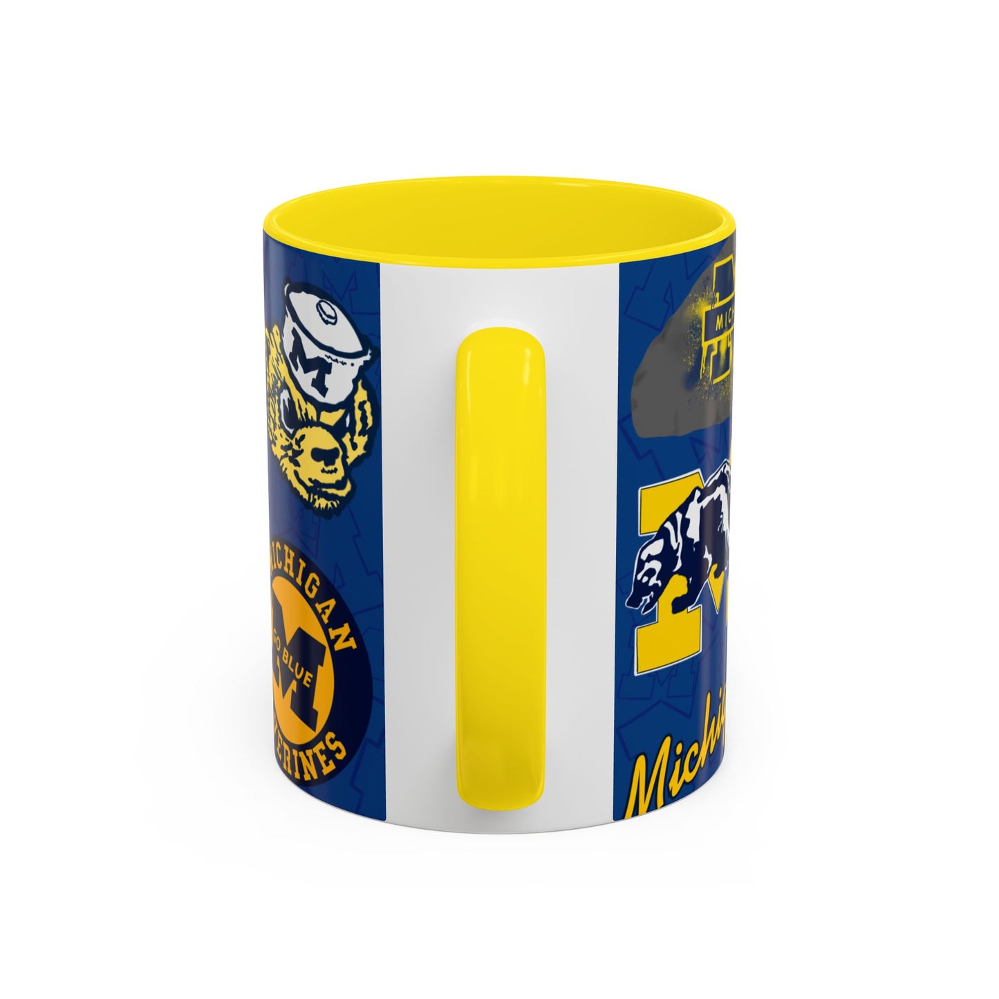 Michigan Wolverines Accent Coffee Mug - Perfect for Game Day, Fan Gift, Coffee Lovers, Sports Decor, College Spirit