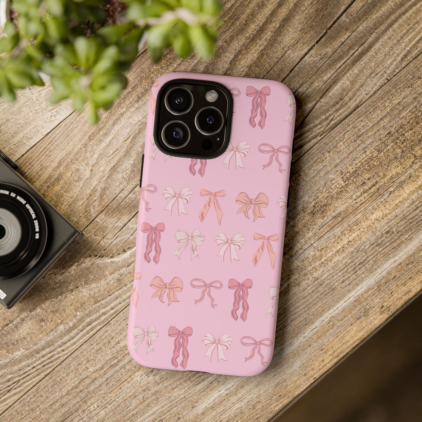 Cute Phone Case with Bow Design | Pink Aesthetic | Gifts for Her, Birthday Present, Trendy Phone Accessories, Fashionable Tech Cover