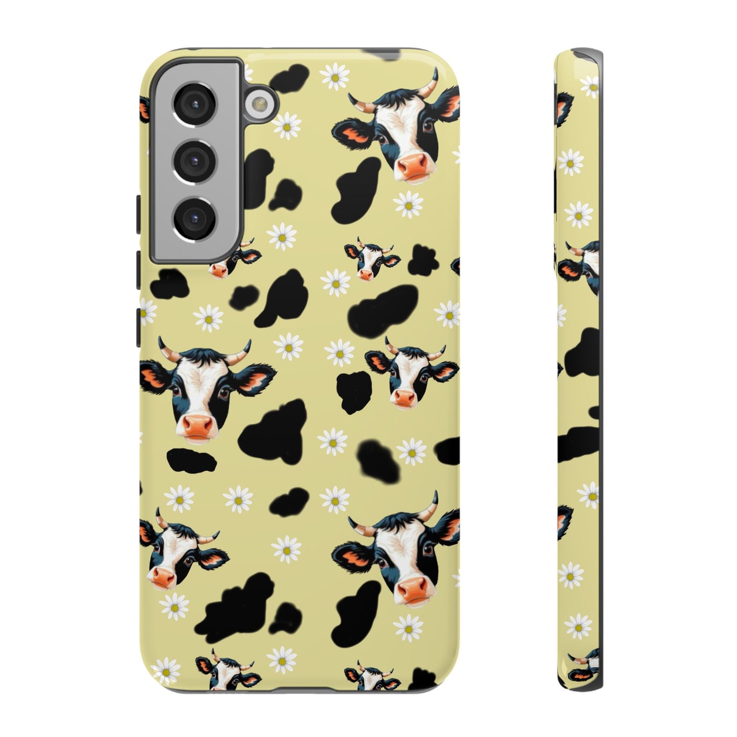 Cow Print Phone Case - Cute Protection for Animal Lovers, Gift for Farmhouse Decor, Cheerful Cow Design