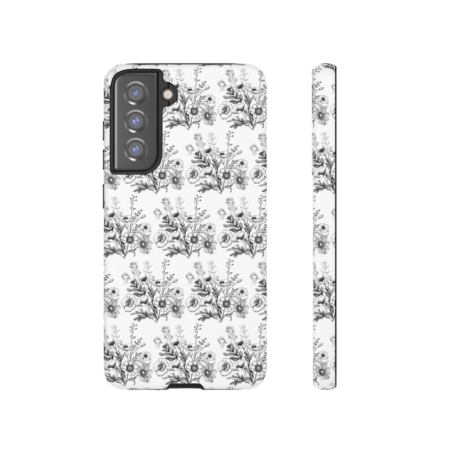 Floral Phone Case, Tough Cases with Elegant Black and White Design, Protective Cover for Fashion Lovers, Unique Gift for All [...]