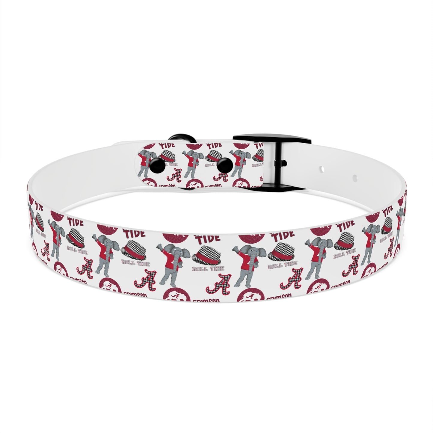 Alabama Crimson Tide Dog Collar - Pet Accessory, Dog Lover Gift, Sports Team Collar, Custom Dog Gear, Football Fan Merchandise