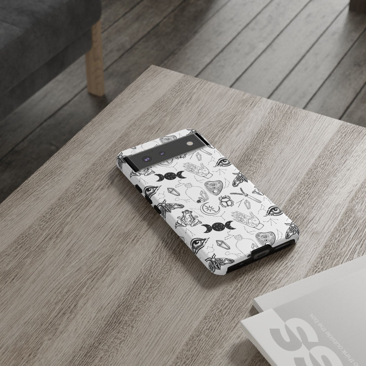 Mystical Phone Case | Boho Aesthetic Cover, Witchy Gift, Crystal Art Protection, Astrology Decor, Unique Cell Phone Skins