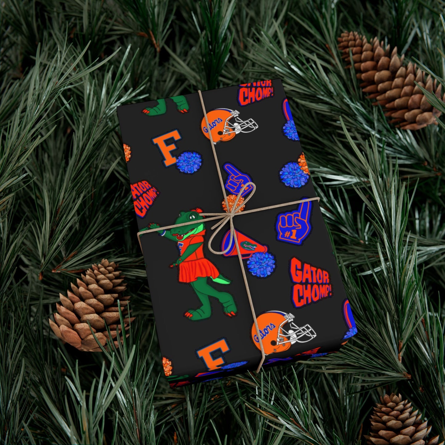 Florida Gators Football Gift Wrap Paper — Team Spirit Wrapping Paper for Fans & Game Day