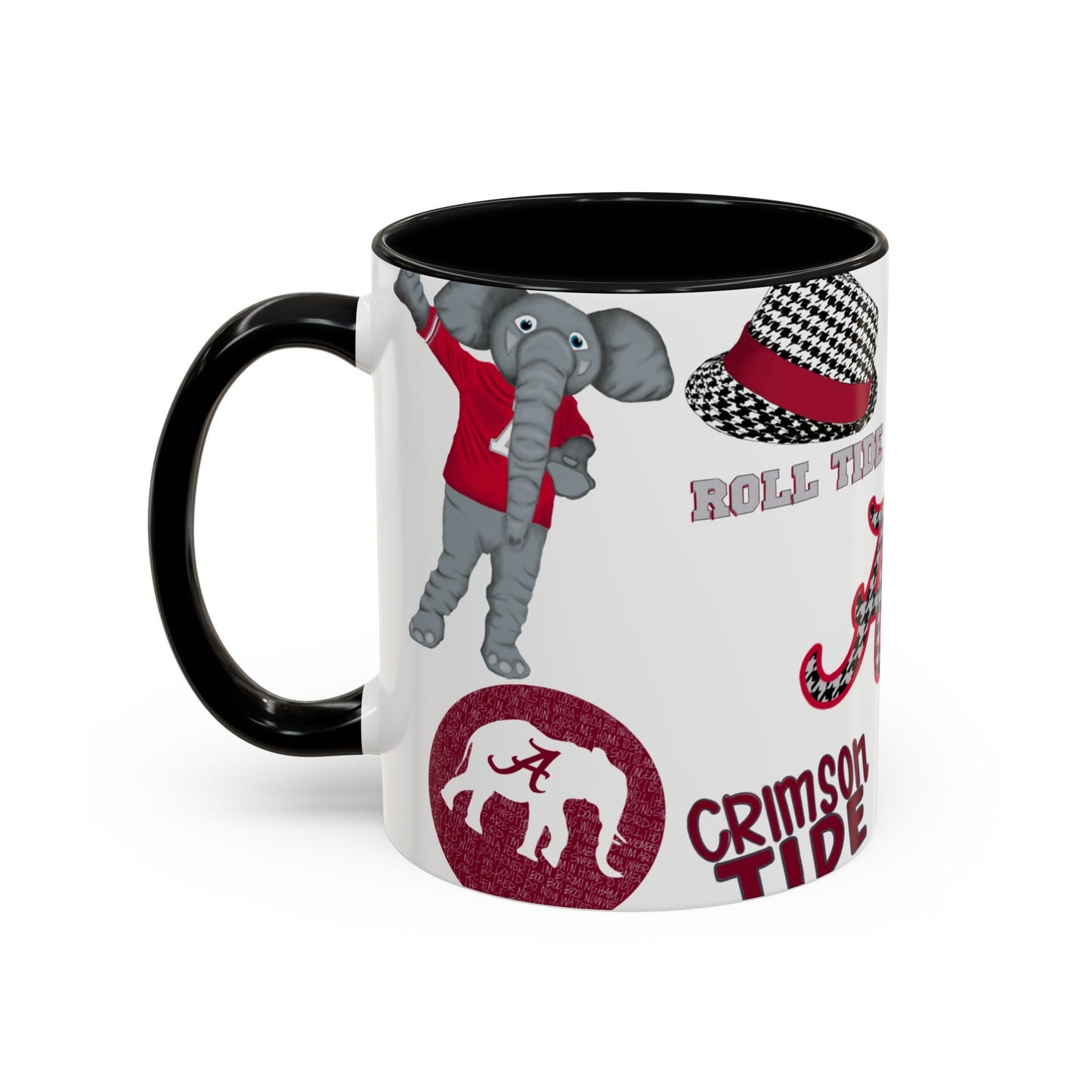 Crimson Tide Coffee Mug, Alabama Fan Cup, Roll Tide Mug, College Sports Gift, Game Day Drinkware
