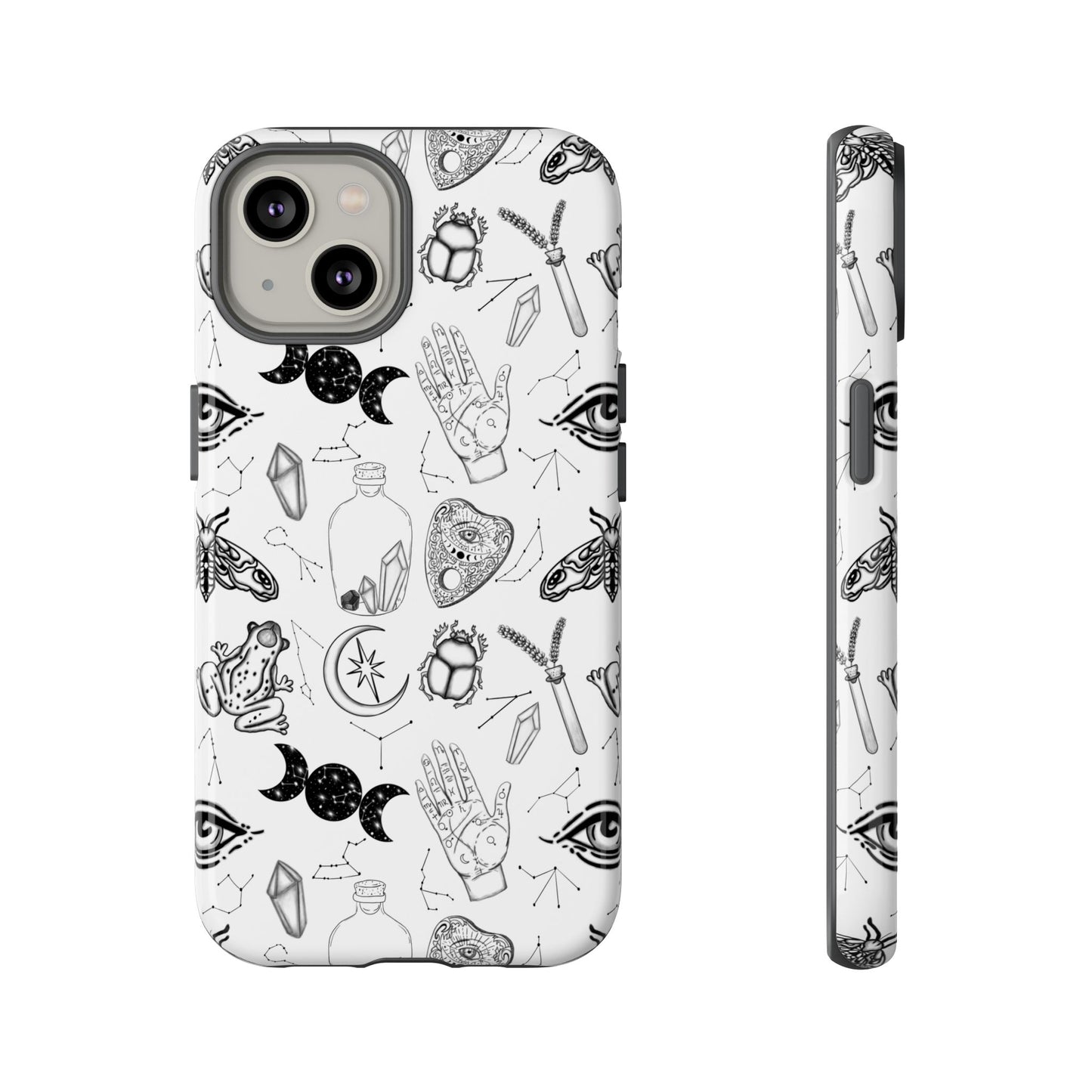 Mystical Phone Case | Boho Aesthetic Cover, Witchy Gift, Crystal Art Protection, Astrology Decor, Unique Cell Phone Skins