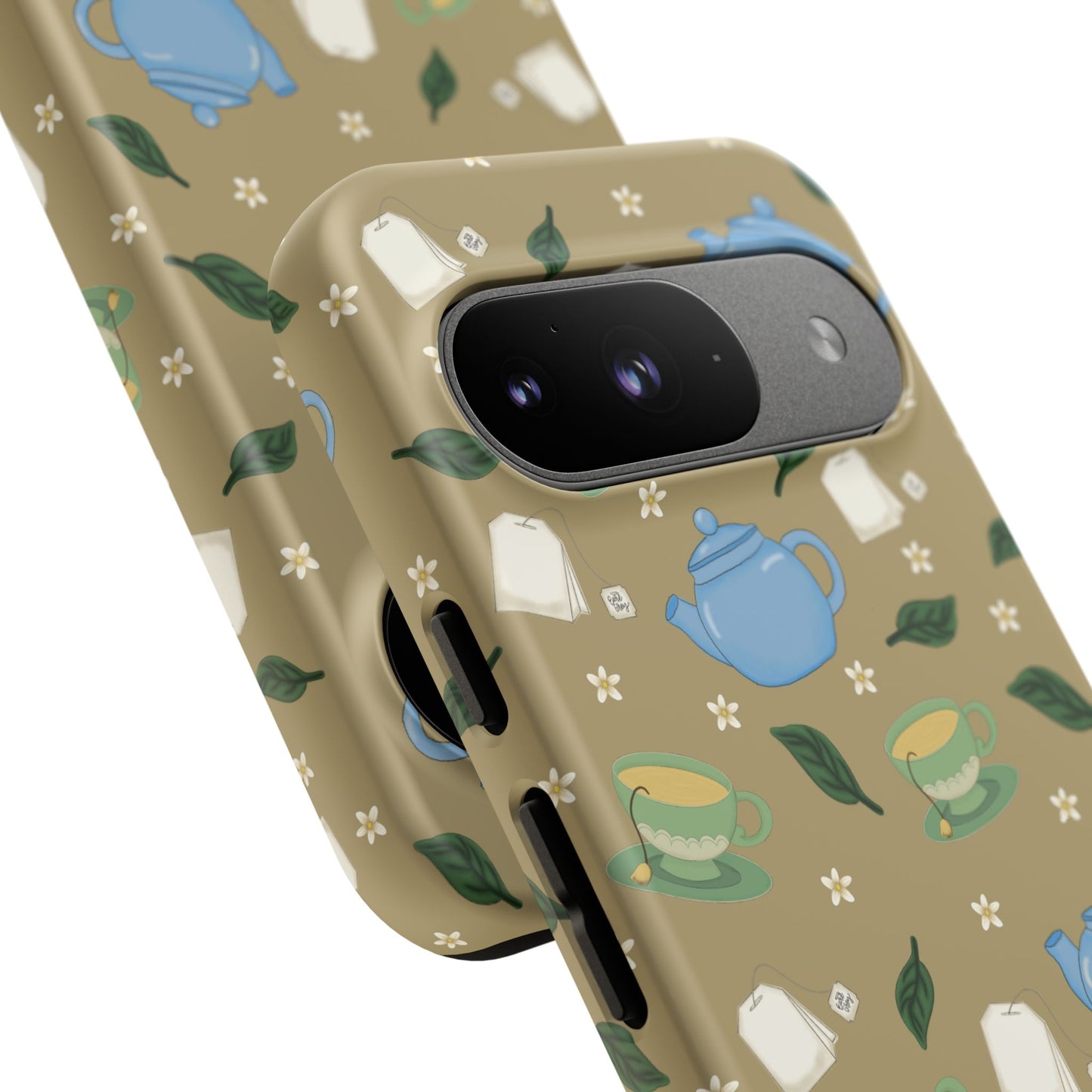 Charming Teacup Phone Case, Cute Phone Cover, Gift for Tea Lovers, Vintage Style Case, Birthday Present, Unique Accessory