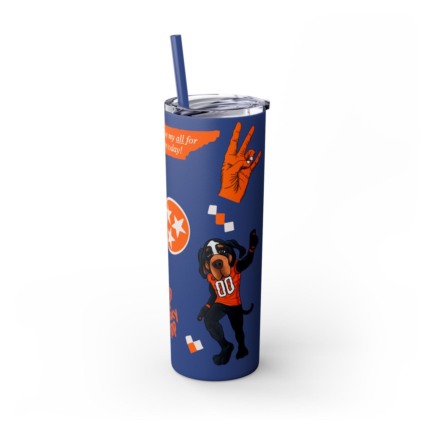 Tennessee Spirit Tumbler, 20oz | School Pride Cup for Gameday & Tailgating | Ideal for Fans, Students & Alumni