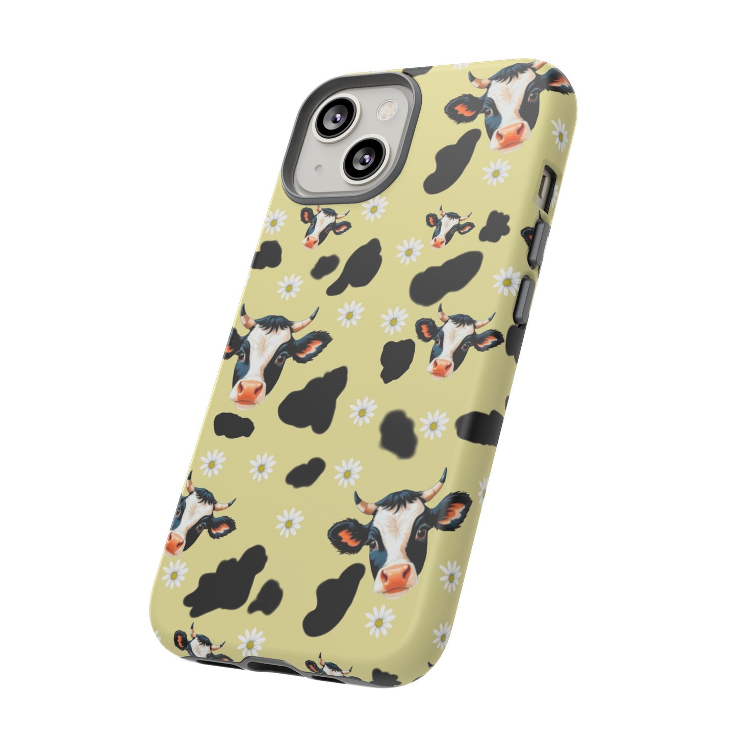 Cow Print Phone Case - Cute Protection for Animal Lovers, Gift for Farmhouse Decor, Cheerful Cow Design