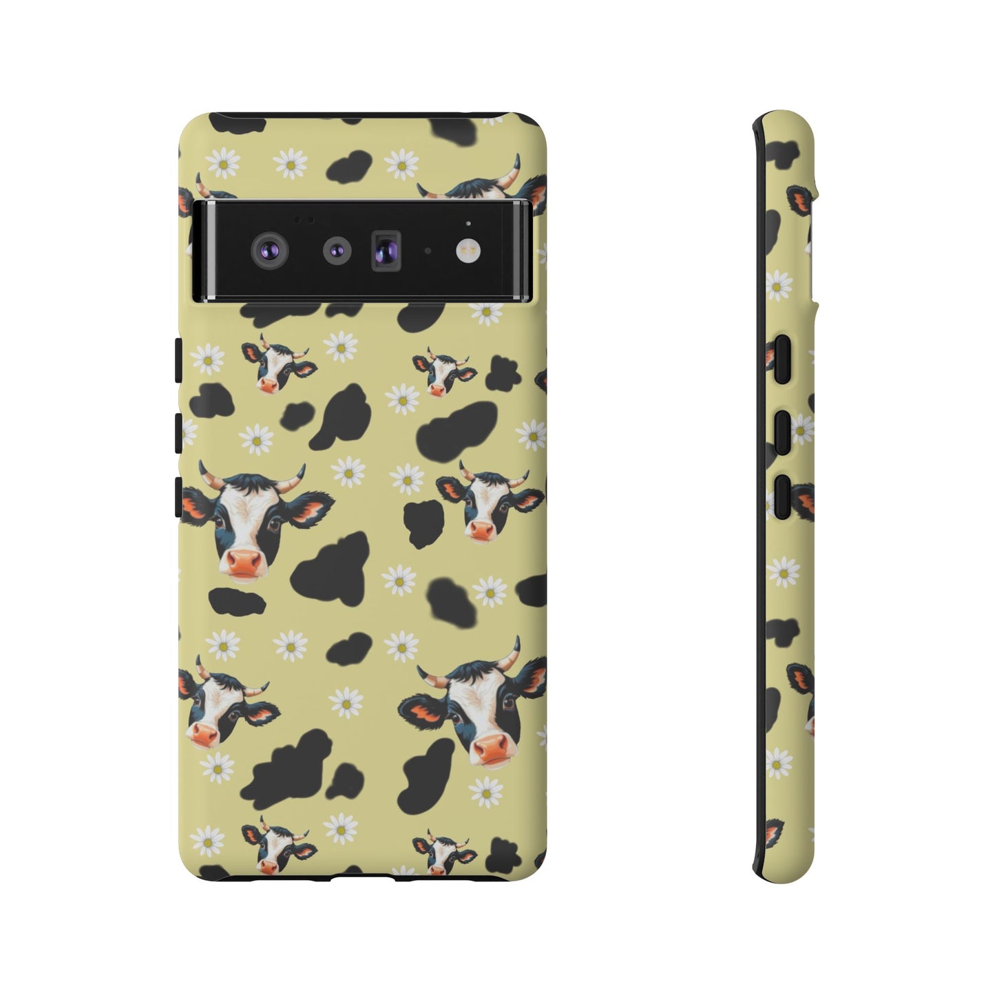 Cow Print Phone Case - Cute Protection for Animal Lovers, Gift for Farmhouse Decor, Cheerful Cow Design