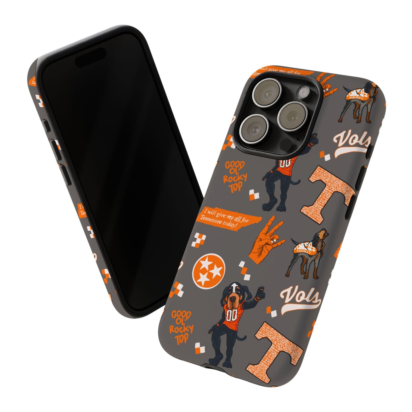 Tough Cases - Tennessee Fan Phone Case, Sports Team Accessory, Gift for Volunteers Fans, Durable Cover, College Game Day