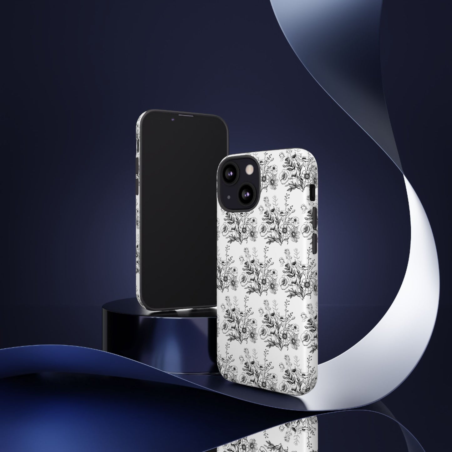 Floral Phone Case, Tough Cases with Elegant Black and White Design, Protective Cover for Fashion Lovers, Unique Gift for All [...]