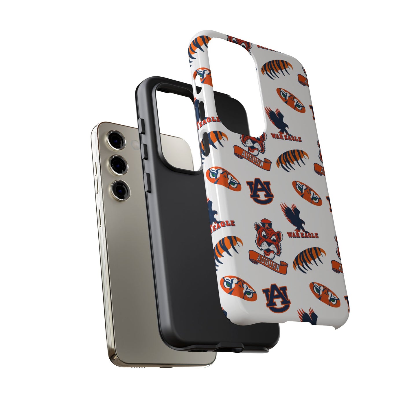 Auburn Fan Phone Case, Sports Team Accessory, Gift for Auburn Fans, Durable Cover, College Game Day