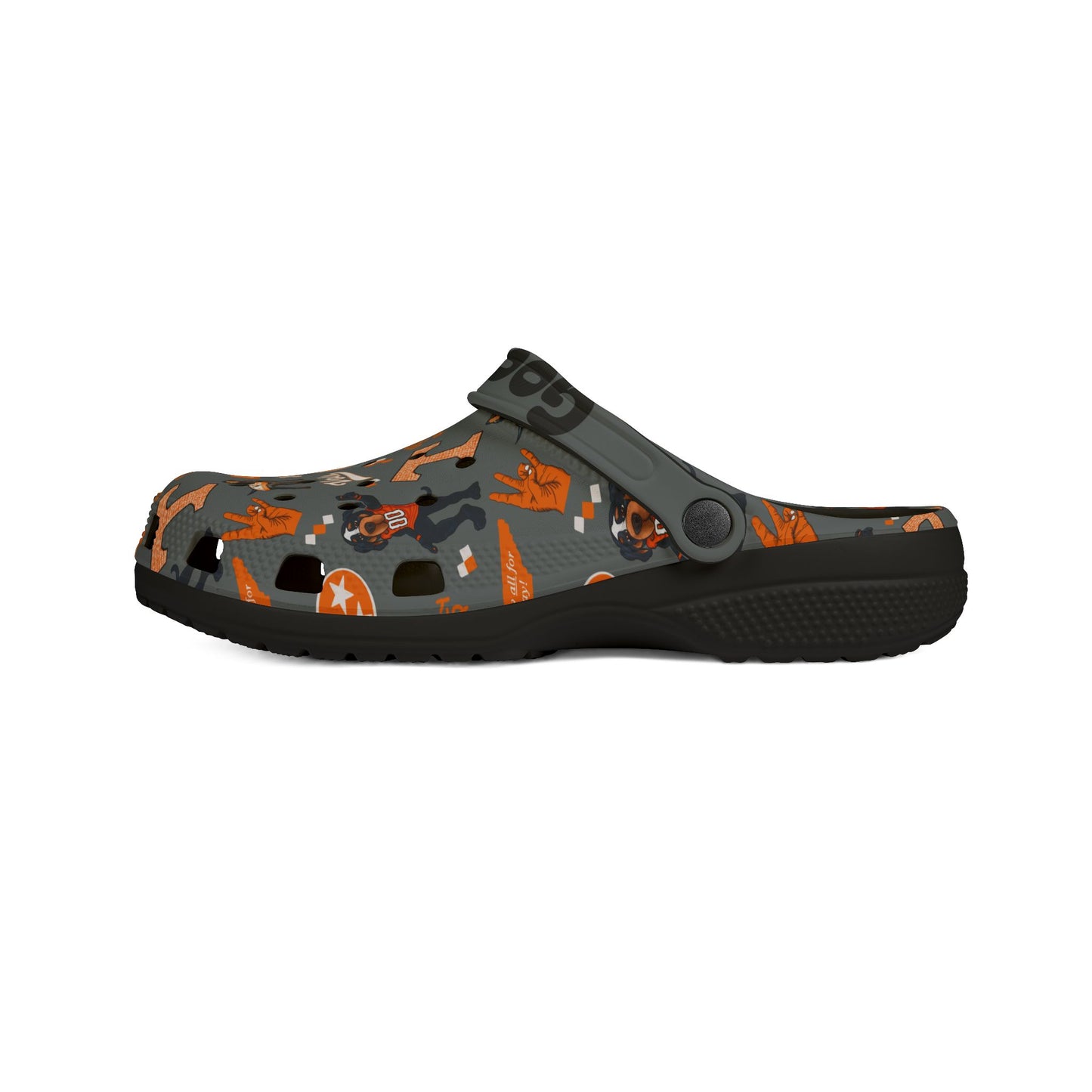 Tennessee Vols EVA Foam Crocs with Fun Patterns, Comfort Footwear for Sports Lovers, Perfect for Casual Outings, Gardens, and Special Events