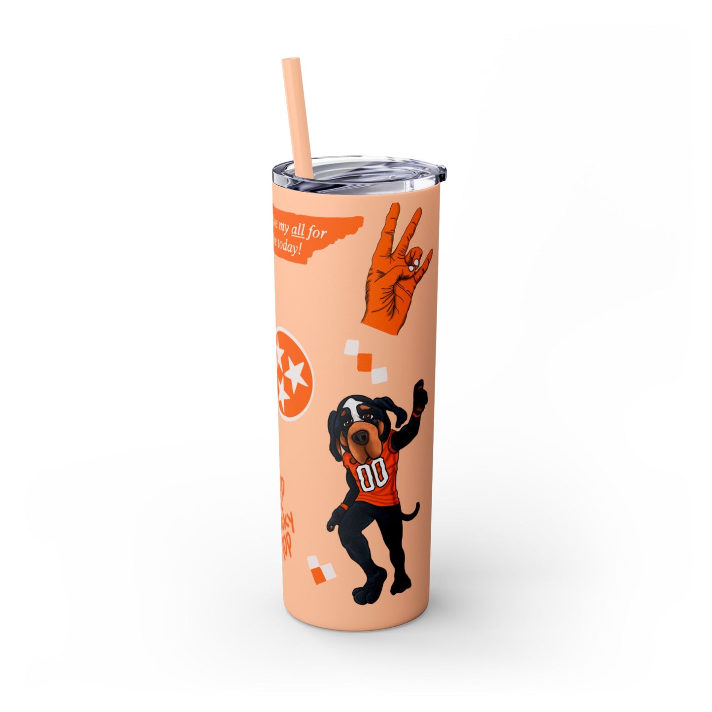 Tennessee Spirit Tumbler, 20oz | School Pride Cup for Gameday & Tailgating | Ideal for Fans, Students & Alumni