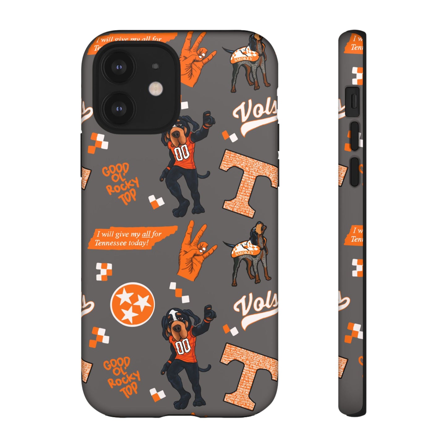 Tough Cases - Tennessee Fan Phone Case, Sports Team Accessory, Gift for Volunteers Fans, Durable Cover, College Game Day