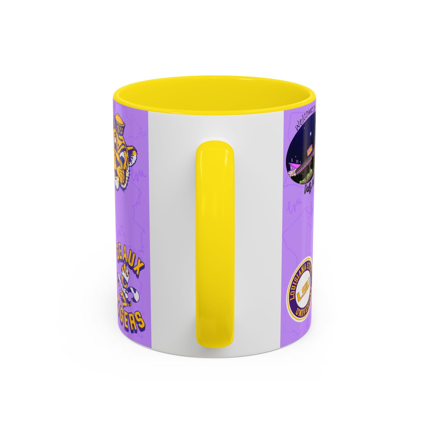 LSU Tigers Accent Coffee Mug - Perfect for Sports Fans, Gift for Graduates, Home Decor, College Student, Game Day Essentials