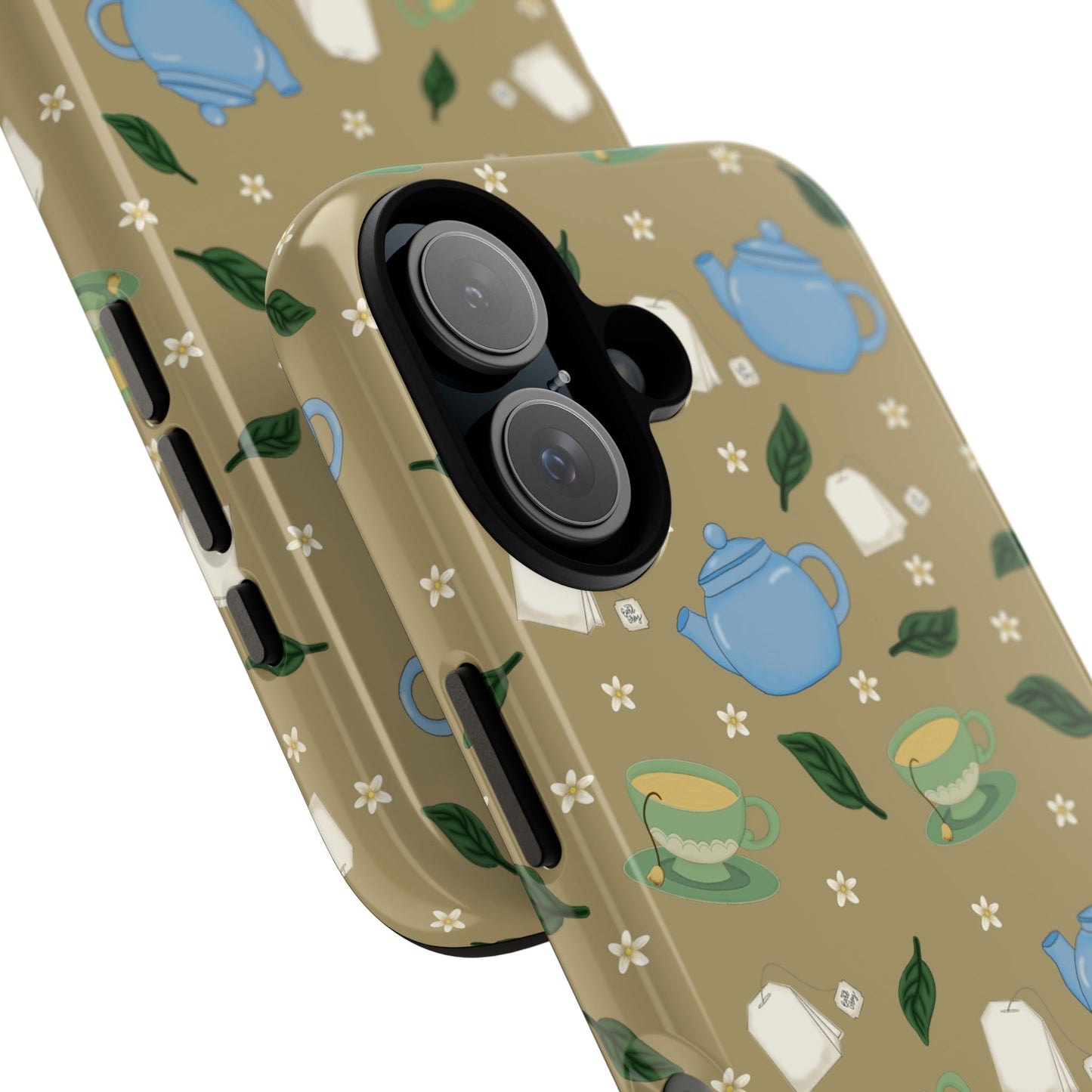 Charming Teacup Phone Case, Cute Phone Cover, Gift for Tea Lovers, Vintage Style Case, Birthday Present, Unique Accessory