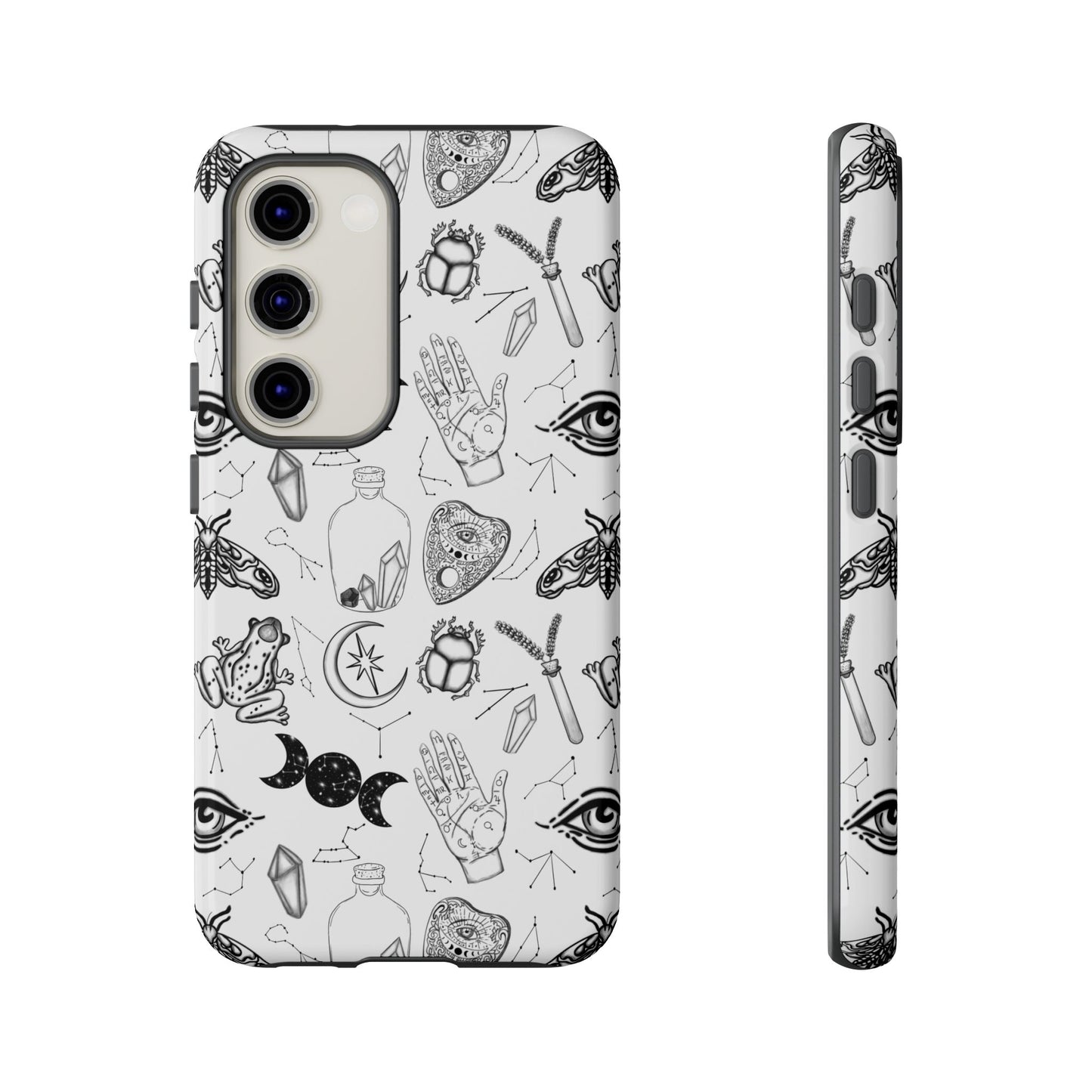 Mystical Phone Case | Boho Aesthetic Cover, Witchy Gift, Crystal Art Protection, Astrology Decor, Unique Cell Phone Skins